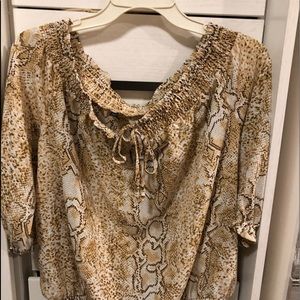 Off the shoulder top.